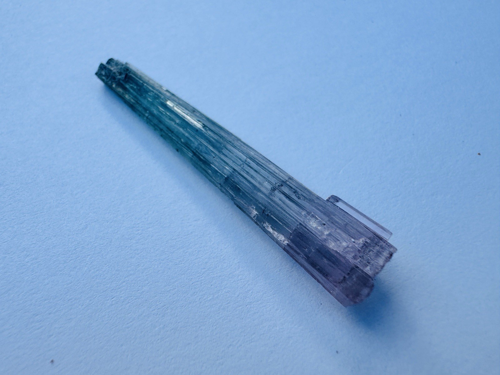 Amazing Glowing 3 color Tourmaline Crystal High Quality Gem 9.55CT 38.08 MM Amazing Glowing 3 color Tourmaline Crystal High Quality Gem 9.55CT 38.08 MM