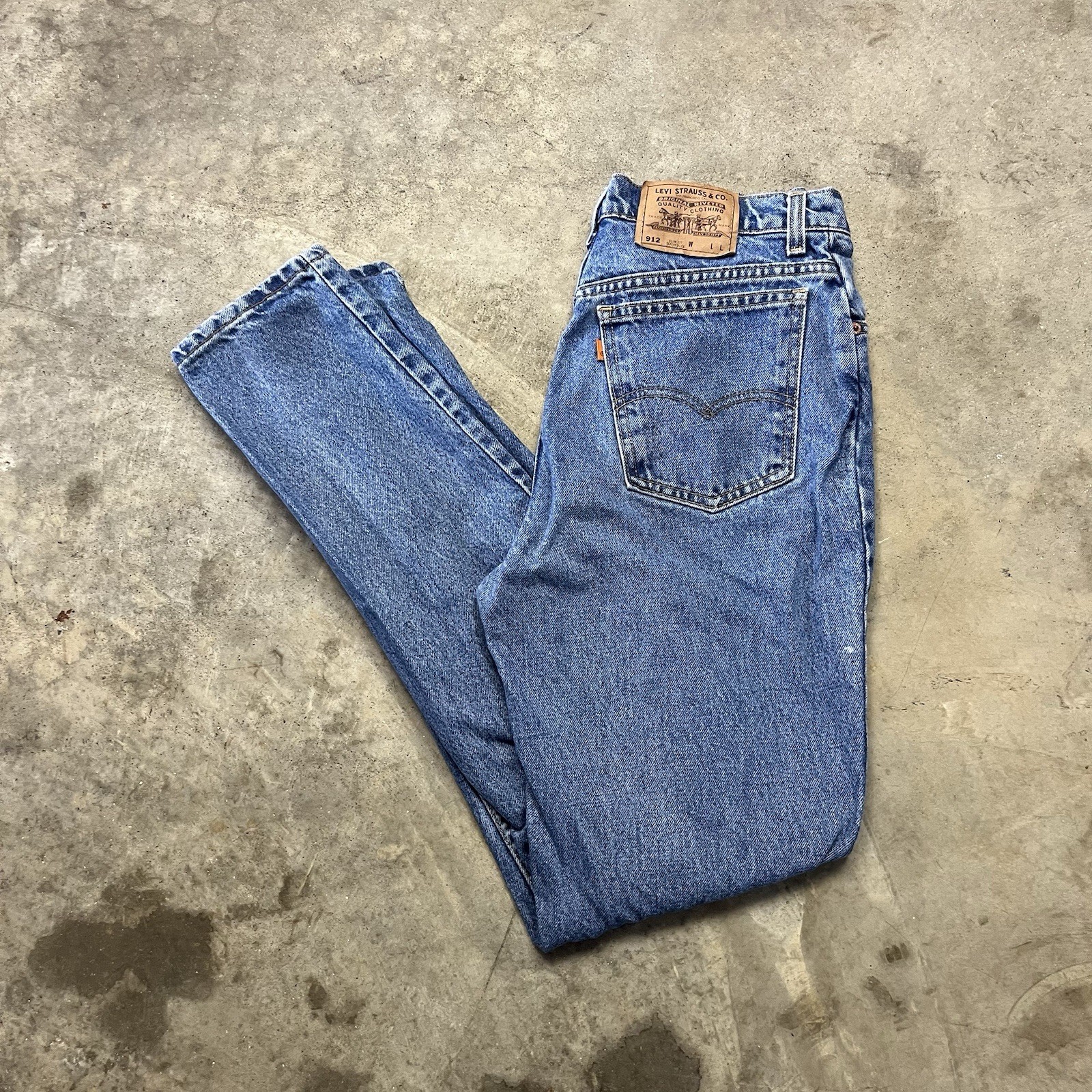 Levi\'s Jeans Men 30x32 Blue 512 Orange Tab Slim Tapered 90s VTG USA Levi\'s Jeans Men 30x32 Blue 512 Orange Tab Slim Tapered 90s VTG USA