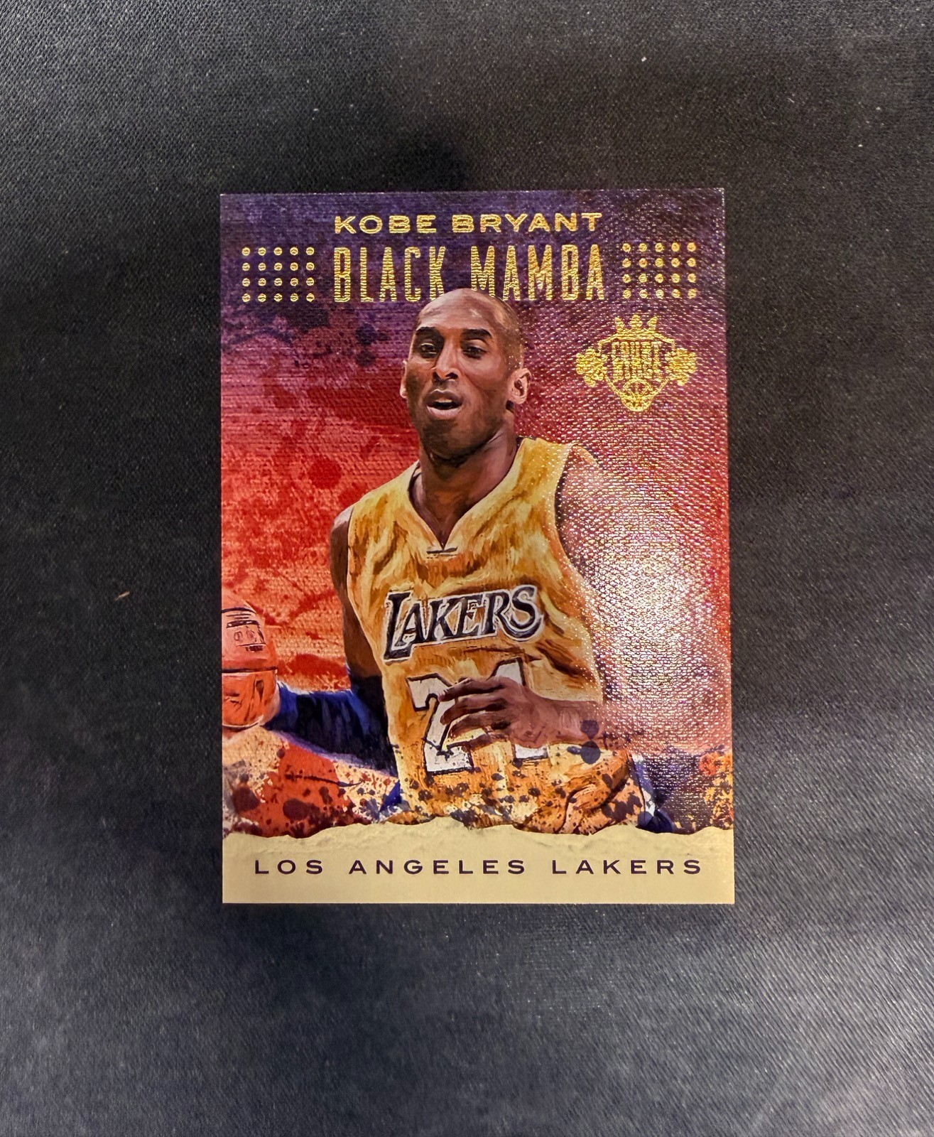 2016-17 Panini Court Kings AKA Kobe Bryant #8 Black Mamba SSP Case Hit Lakers