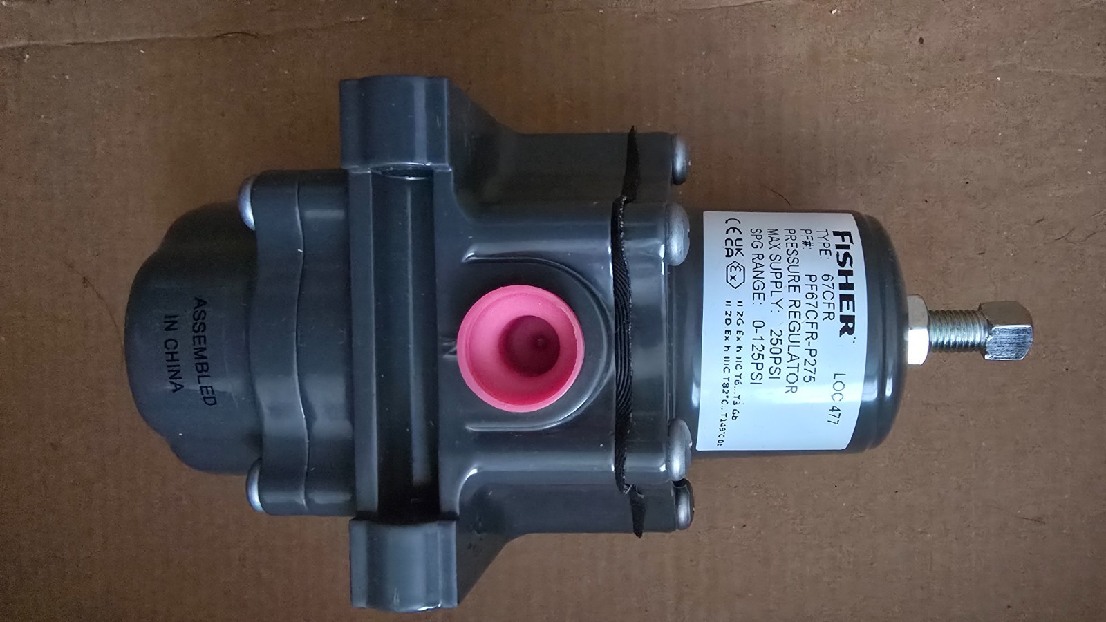 Fisher FS-67CFR-225 Pneumatic Regulator Fisher FS-67CFR-225 Pneumatic Regulator