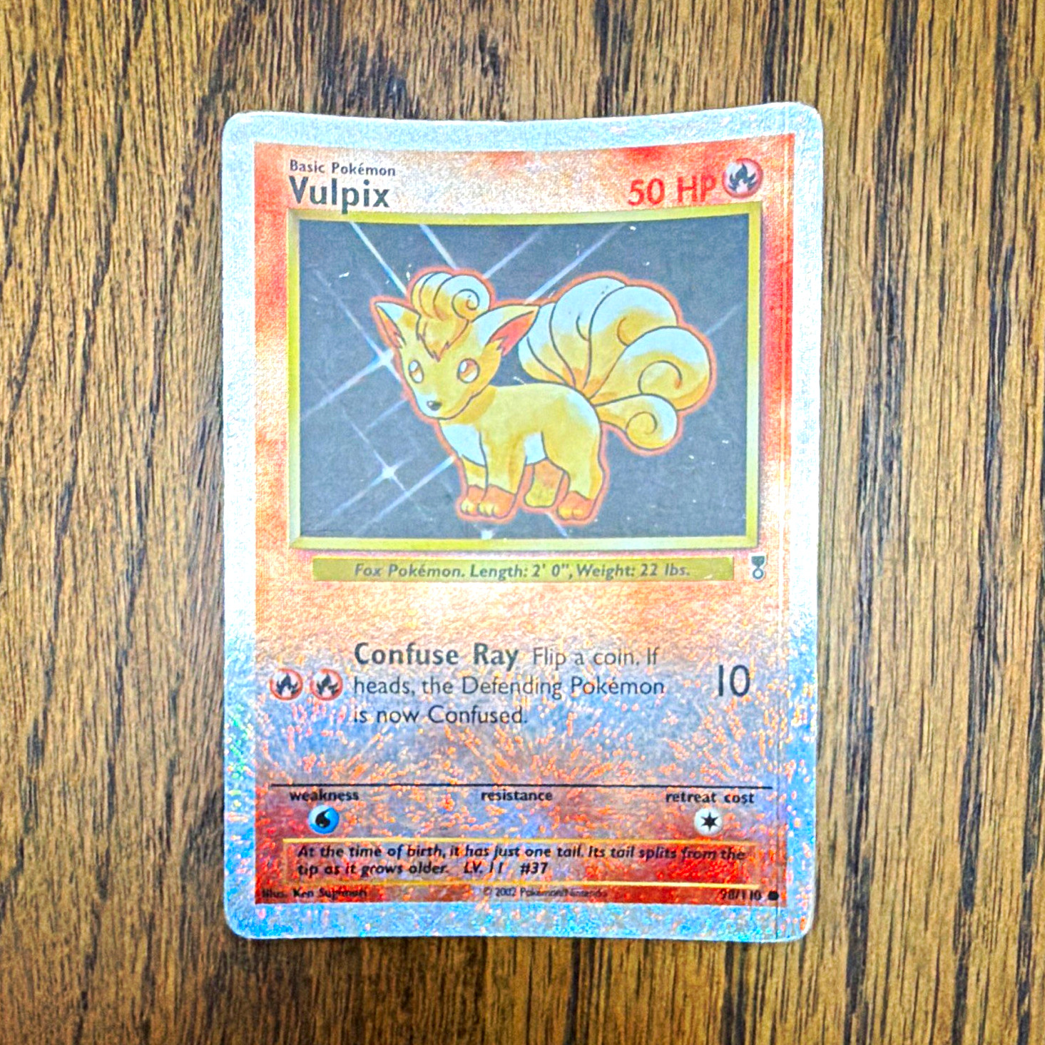 The Pokémon Company Pokemon TCG Vulpix 98/110 Legendary Reverse Holo 50 HP 2002 The Pokémon Company Pokemon TCG Vulpix 98/110 Legendary Reverse Holo 50 HP 2002