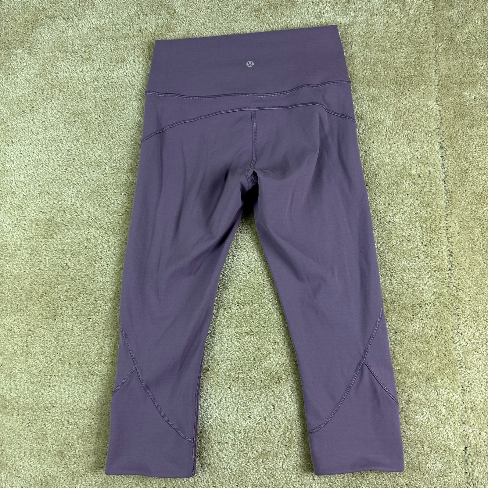 Lululemon In Movement Crop Leggings Womens 8 Everlux 19\ Lululemon In Movement Crop Leggings Womens 8 Everlux 19\