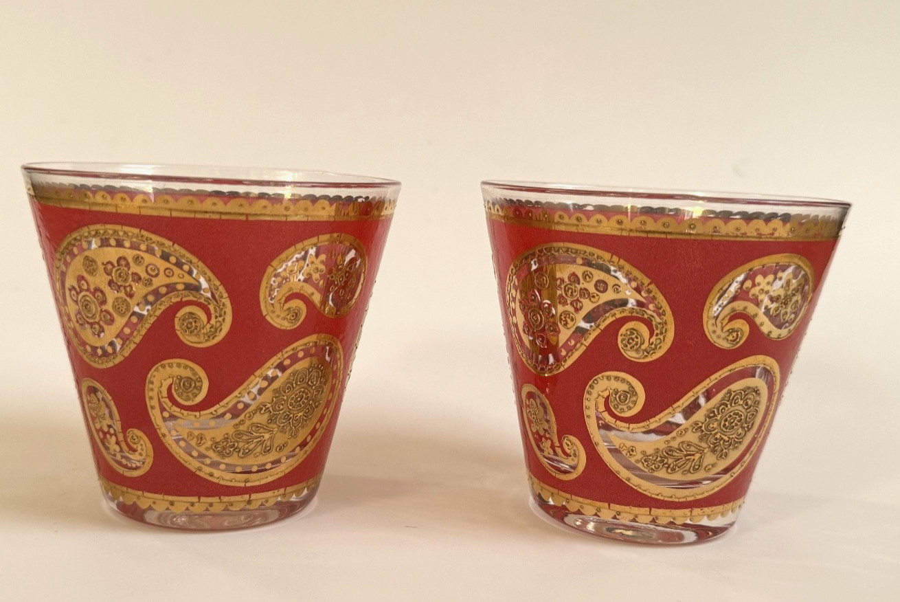 Vintage Culver Old Fashion Glasses 3.25\ Vintage Culver Old Fashion Glasses 3.25\