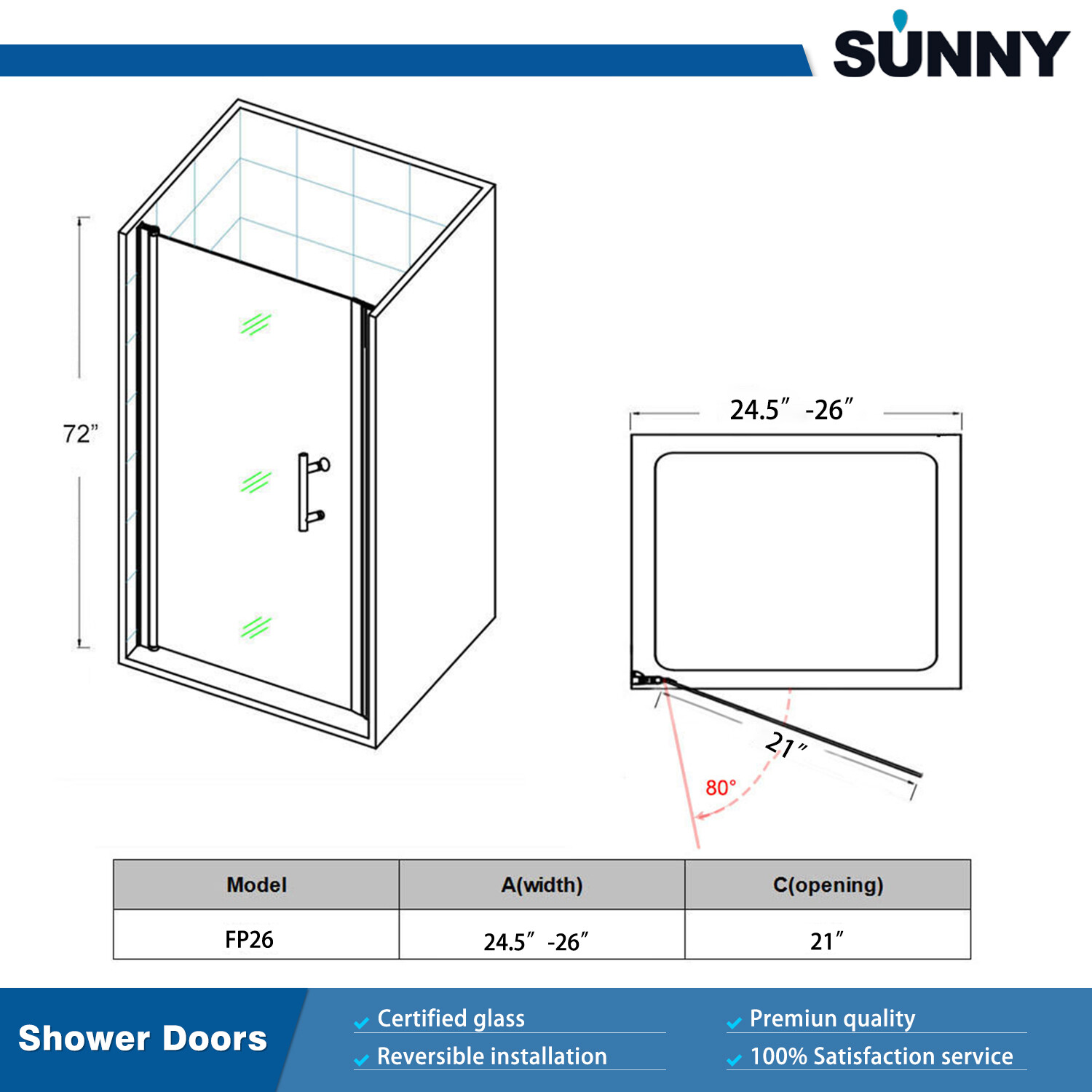 SUNNY SHOWER 26-36