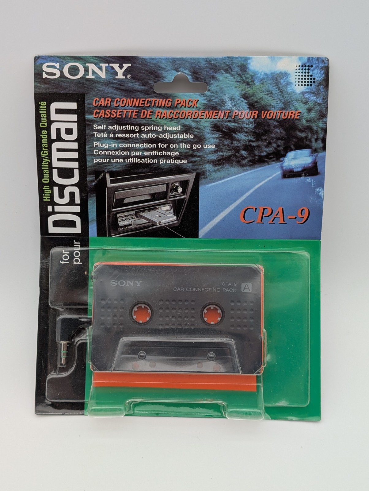 NOS Vintage 1995 Sony Discman CPA-9 Car Connecting Pack NOS Vintage 1995 Sony Discman CPA-9 Car Connecting Pack