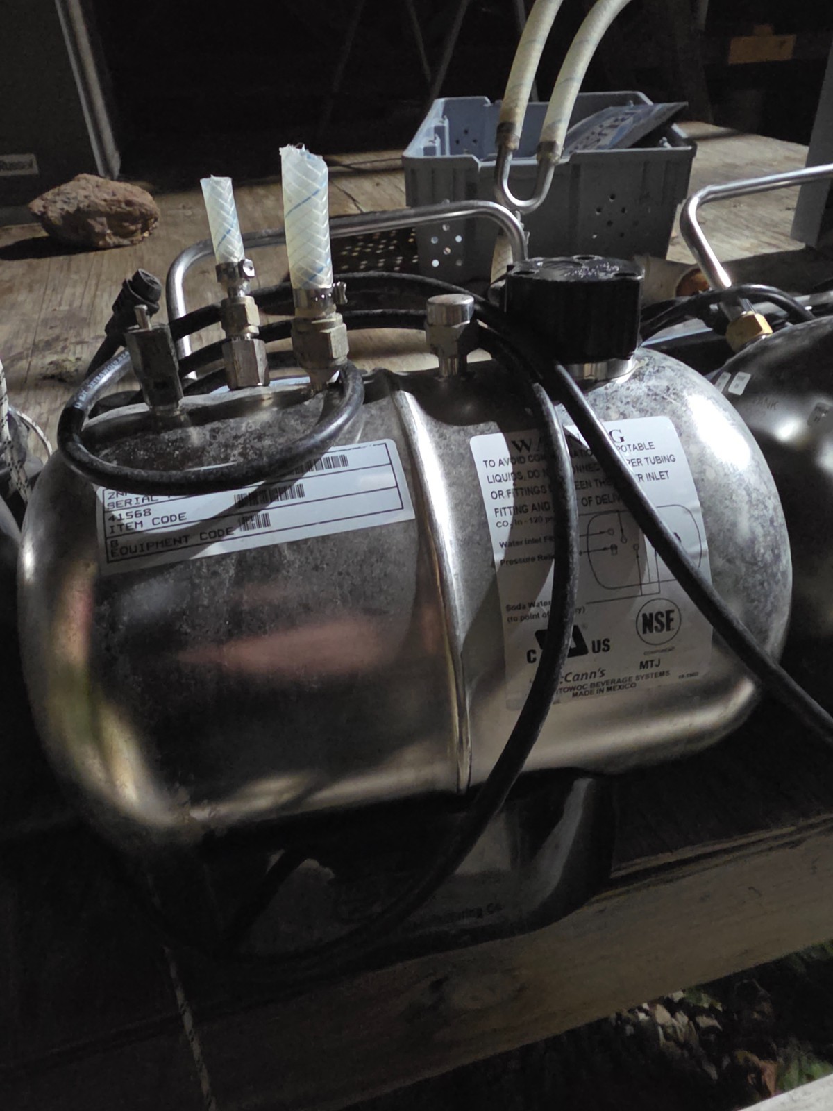 Used McCann's MTJ Carbonator Pump Model E400397 for Soda Fountains Used McCann's MTJ Carbonator Pump Model E400397 for Soda Fountains