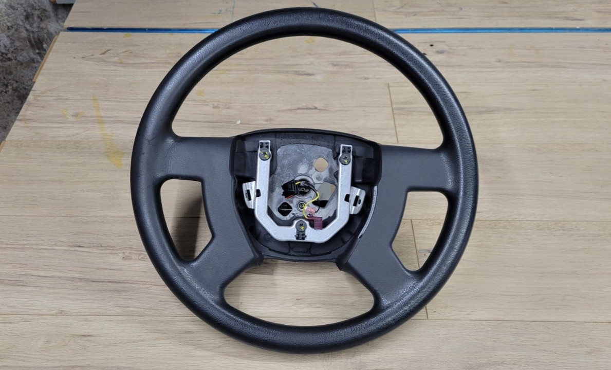 2007-2011 Ford Ranger Black Vinyl Steering Wheel No Buttons OEM