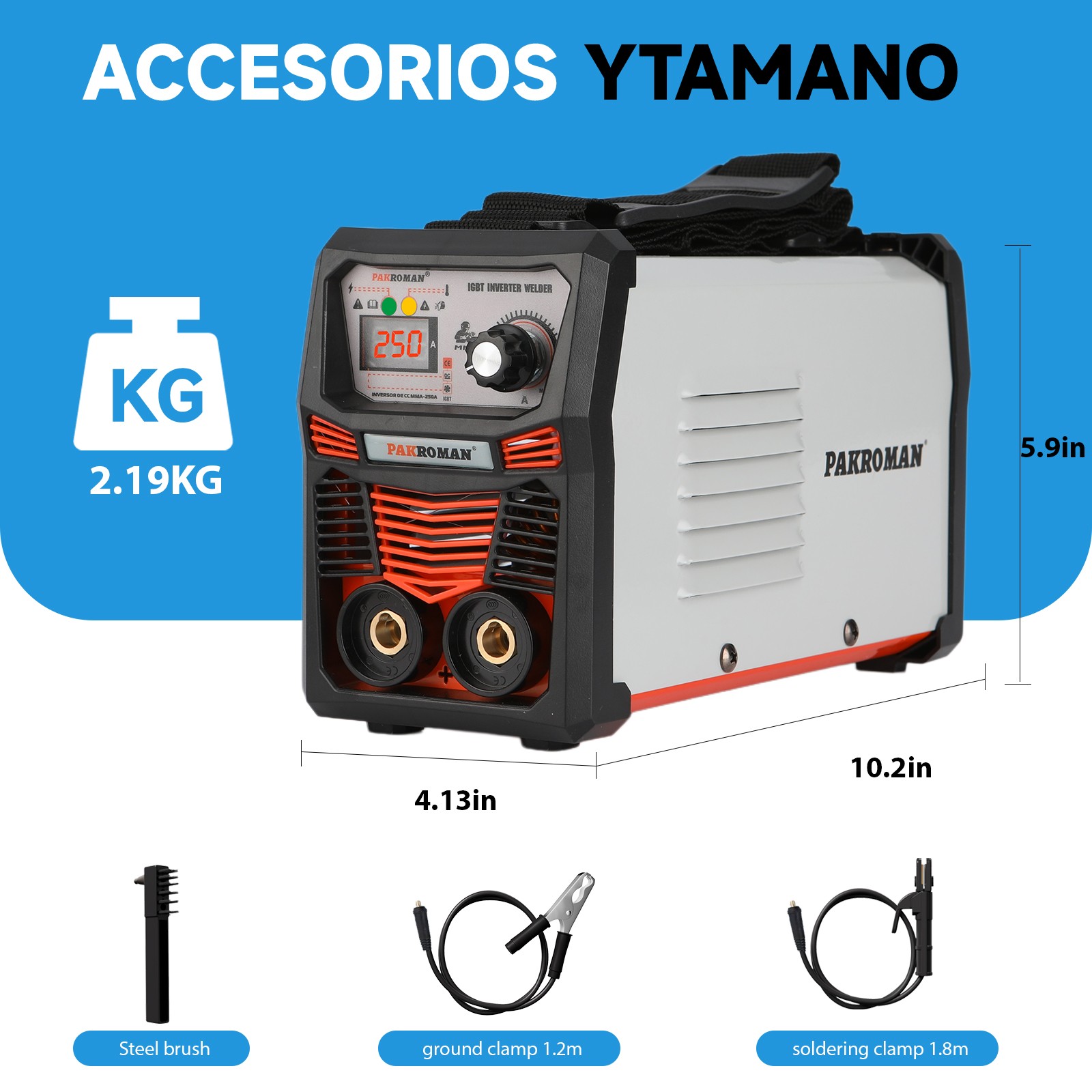 250A Manual Inverter Welding Machine 50/60Hz 110/127V Household Welding Powerful
