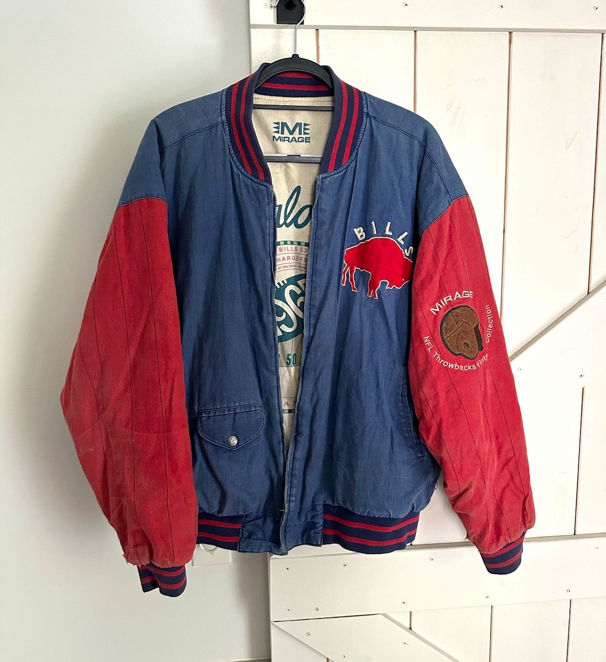 Mirage Buffalo Bills NFL football jacket Vintage 90s Mirage Buffalo Bills NFL football jacket Vintage 90s