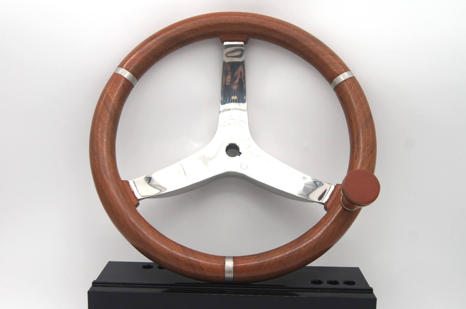 Marine Stainless Steel & Teak 13.5\