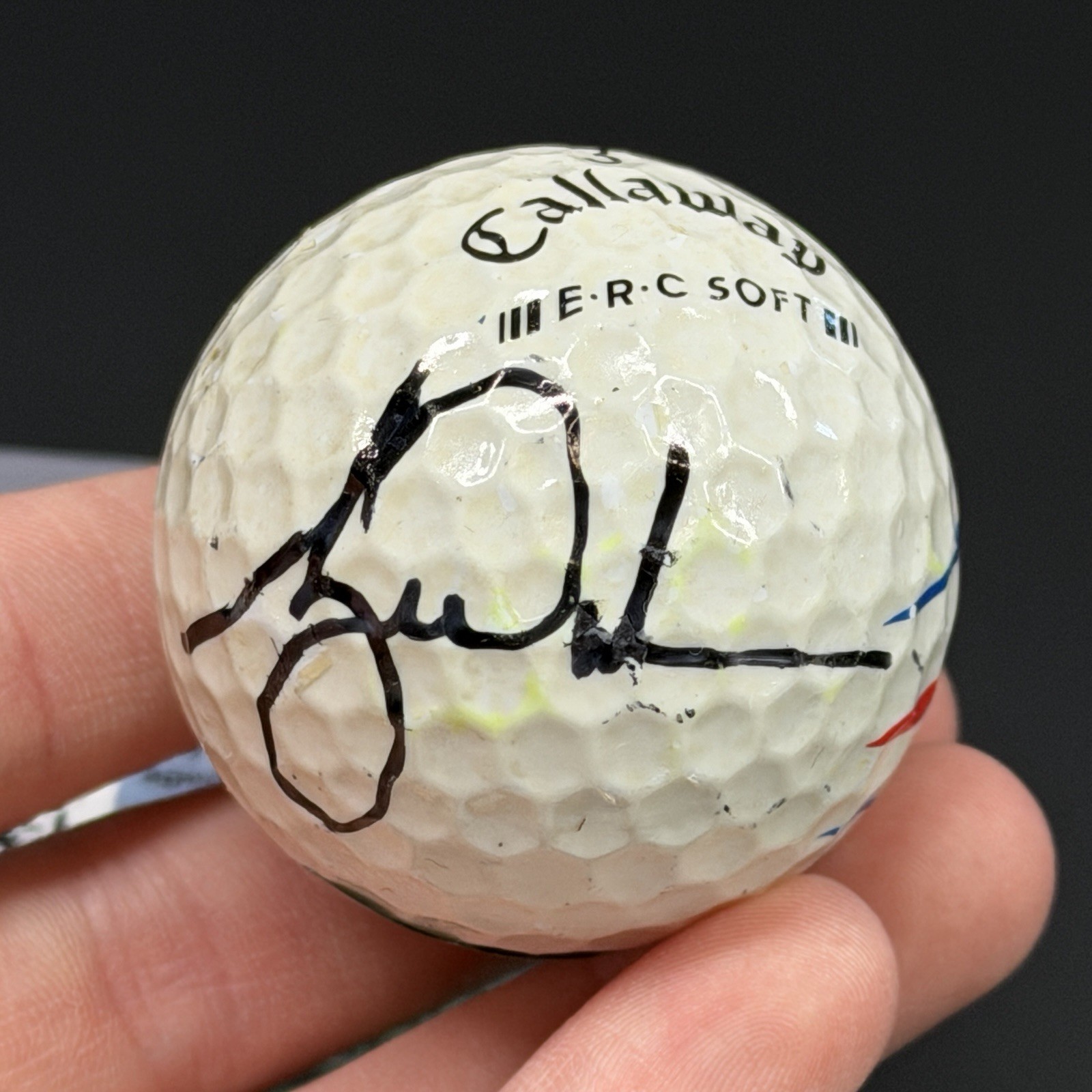 Tiger Woods Signed Autographed Golf Ball W/COA Tiger Woods Signed Autographed Golf Ball W/COA