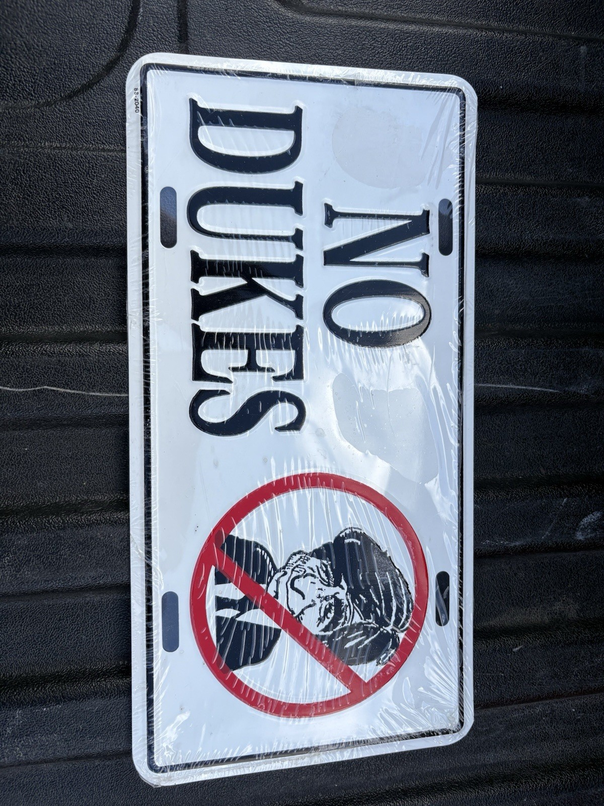 Mike Dukakis No Dukes Collectible License Plate Mike Dukakis No Dukes Collectible License Plate