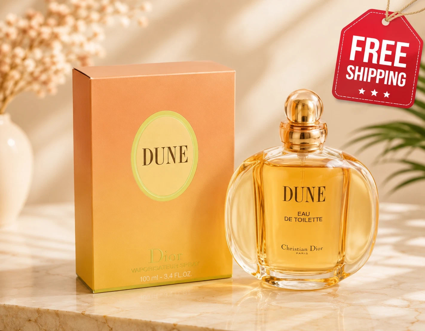 Dune by Christian Dior 3.4 oz EDT Perfume for Women New In Box