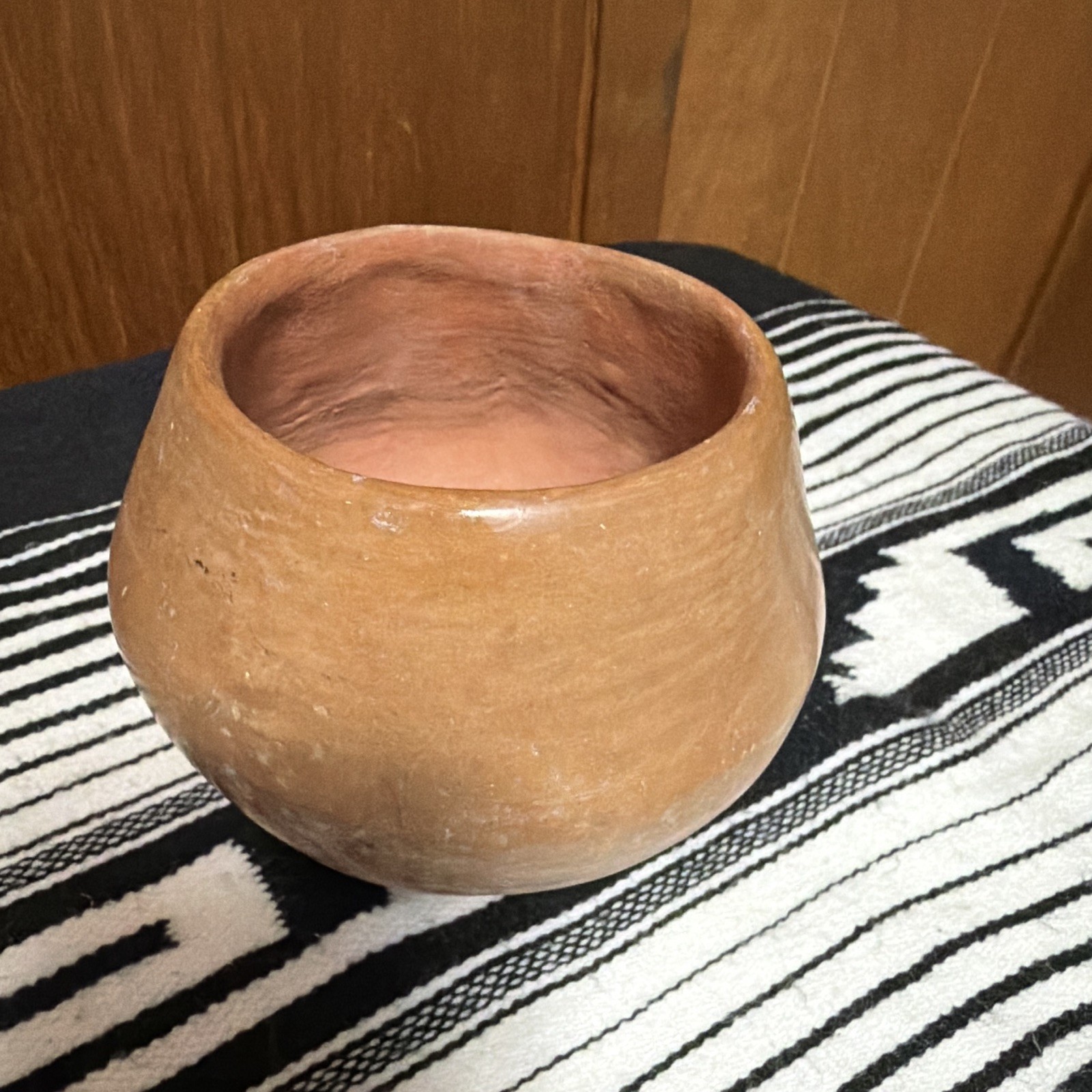 Native American Antique Pottery Clay Vase Bowl