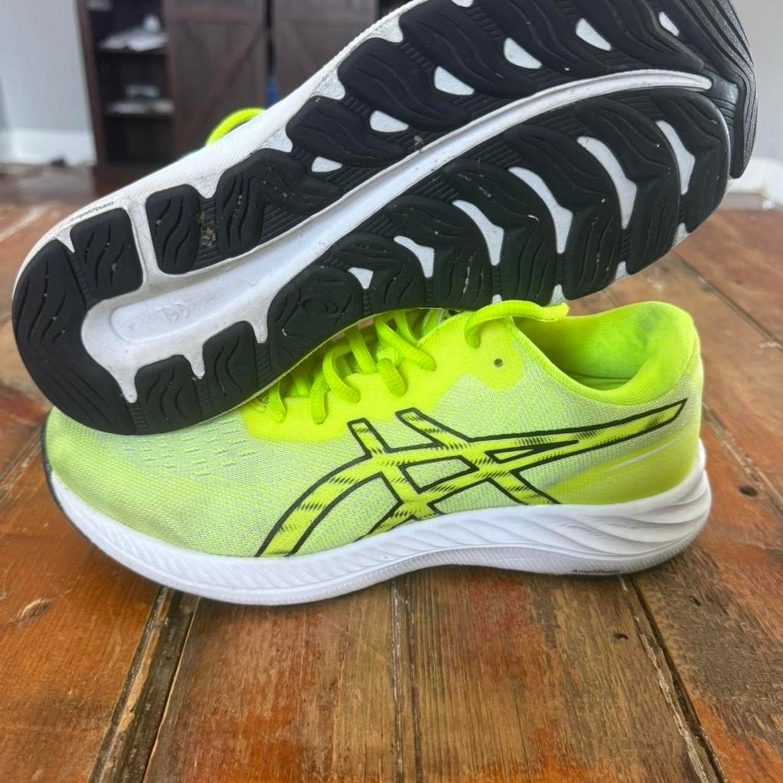 Asics Women\'s Yellow and Green Trainers