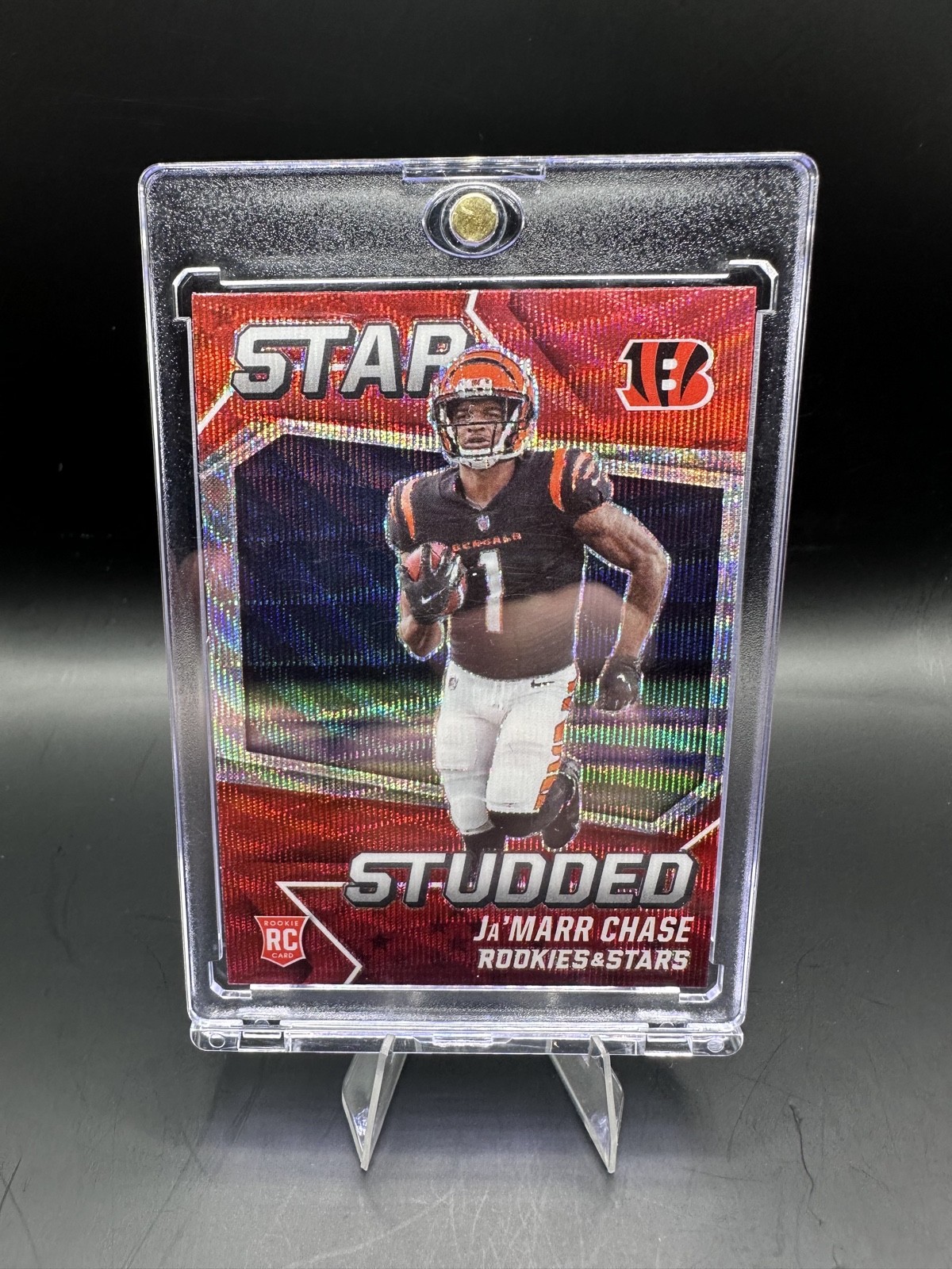 2021 Panini Rookies & Stars - Star Studded Ja\'Marr Chase #SS-27 Red Scope (RC)