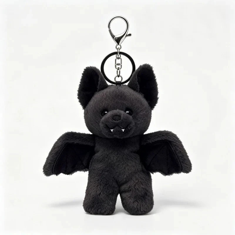 Gothic Bat Plush Keychain Cute Vampire Stuffed Animal Bag Charm Backpack Gift Gothic Bat Plush Keychain Cute Vampire Stuffed Animal Bag Charm Backpack Gift
