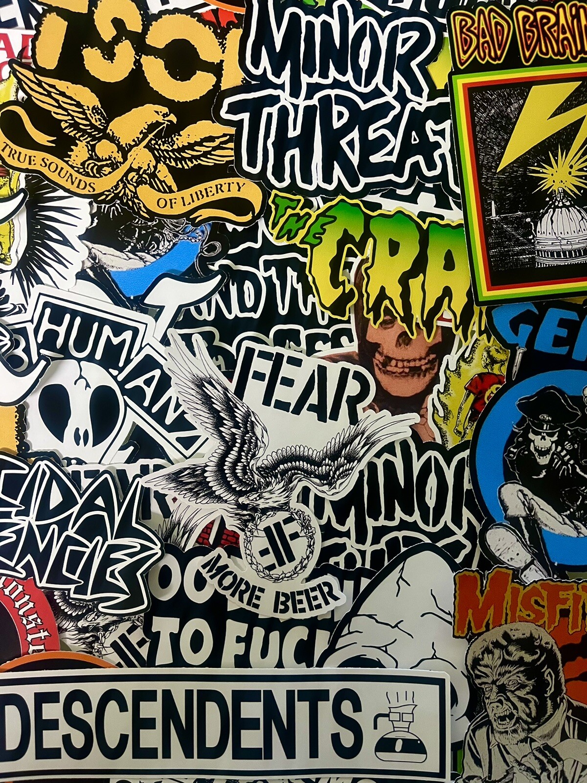 Punk Rock Sticker Pack - Misfits Minor Threat Social Distortion Descendants