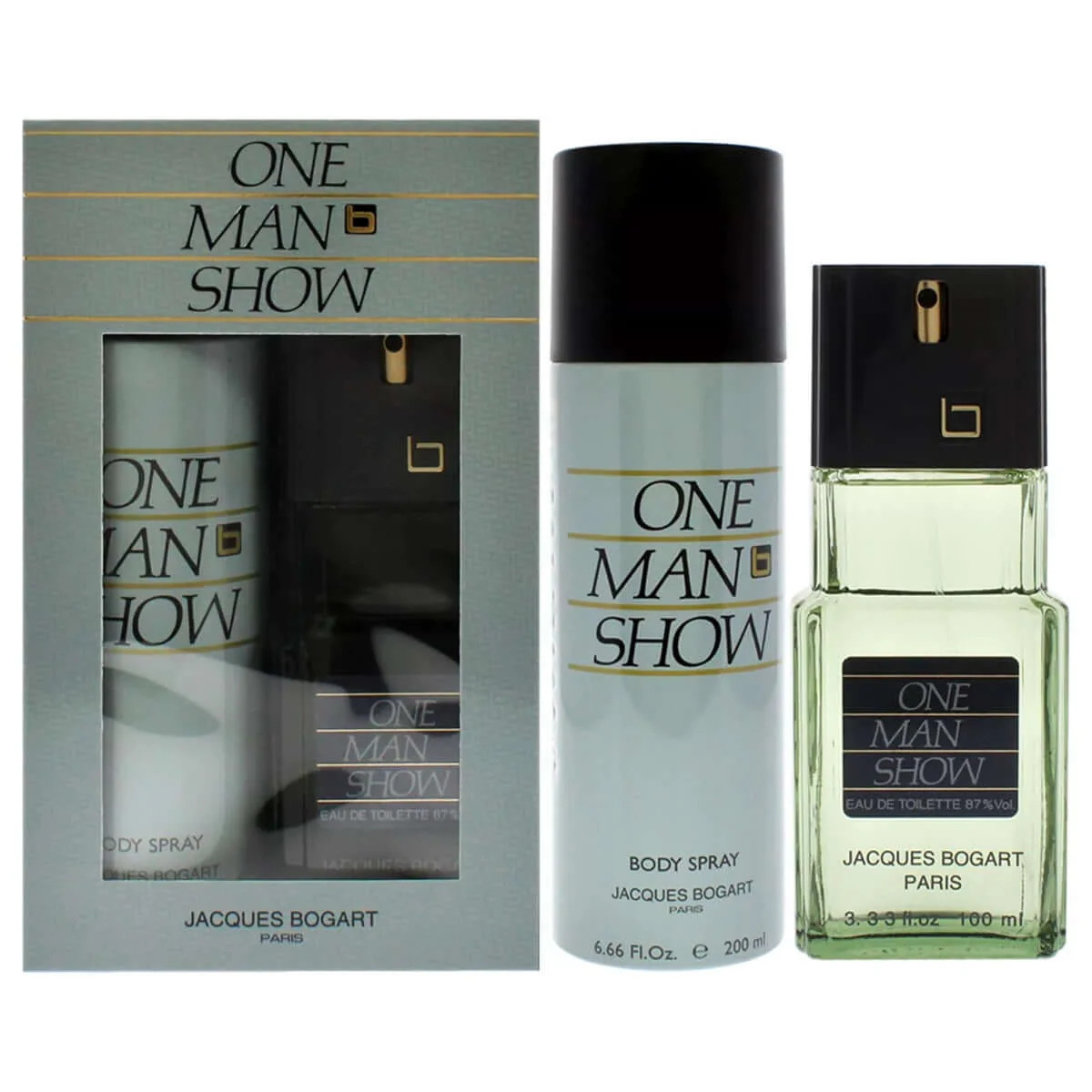 One Man Show by Jacques Bogart for Men 2 pcs Gift Set New in Box One Man Show by Jacques Bogart for Men 2 pcs Gift Set New in Box