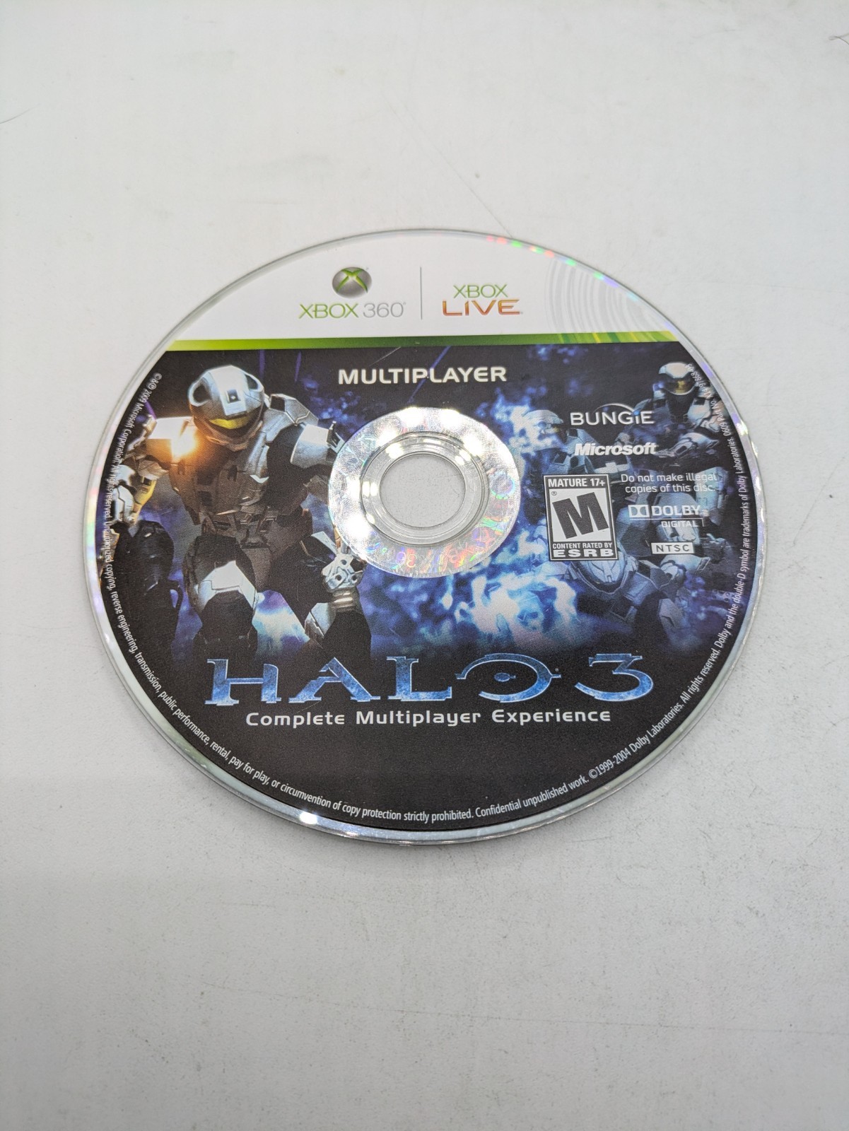 Halo 3 Complete Multiplayer Experience (Microsoft Xbox 360, 2007) - Disc Only