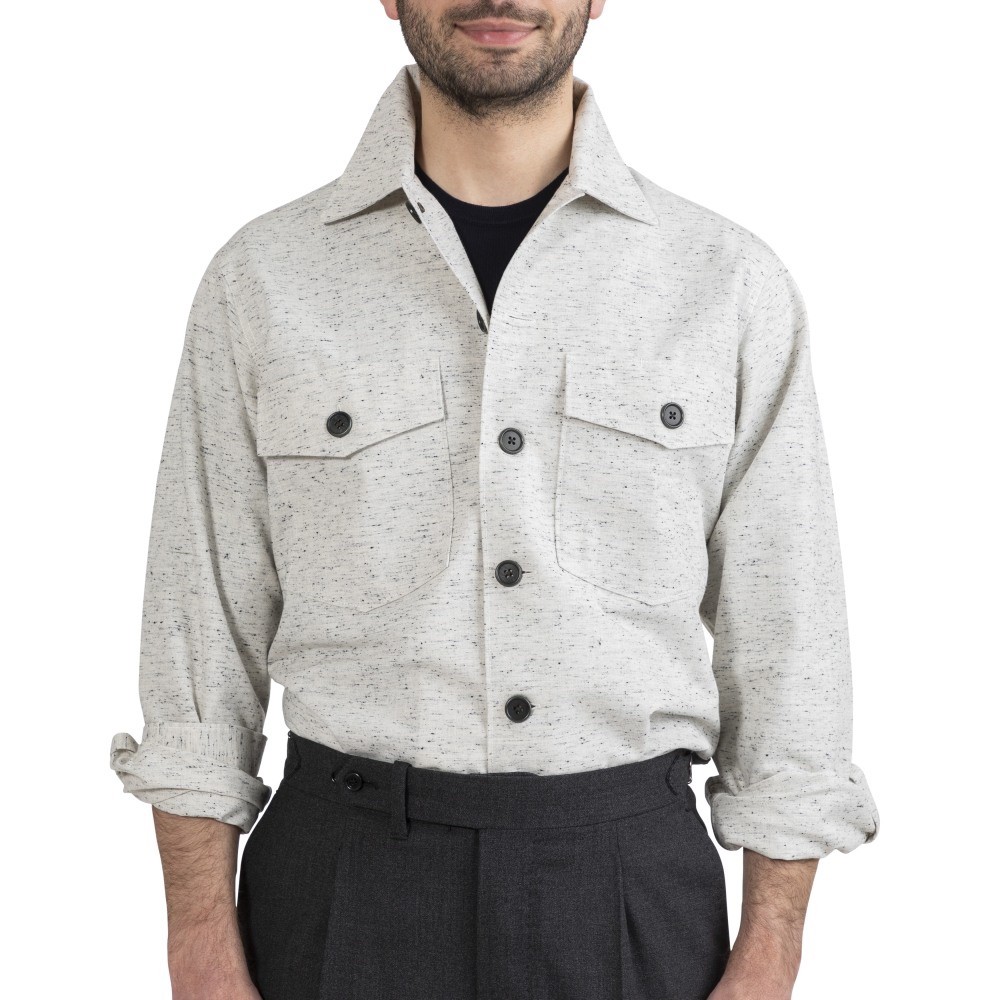The Armoury by Ascot Chang Neppy Cotton Overshirt 17