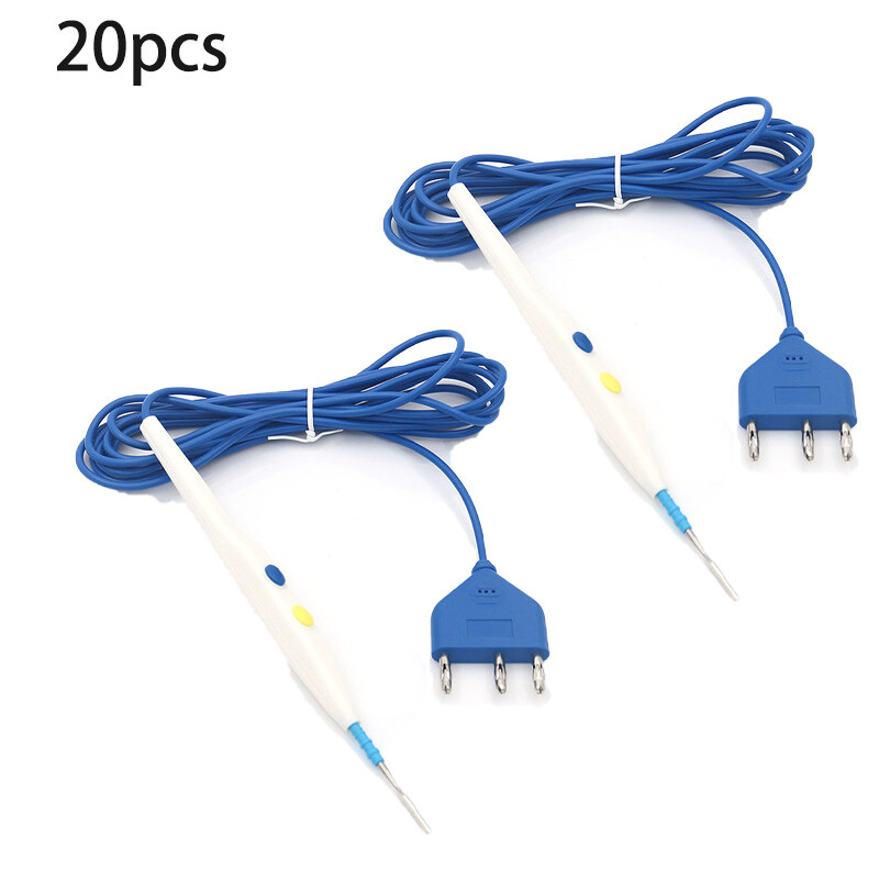 20pcs High Frequency Electrode Electric Knife Pen Plug Socket Disposable Scalpel