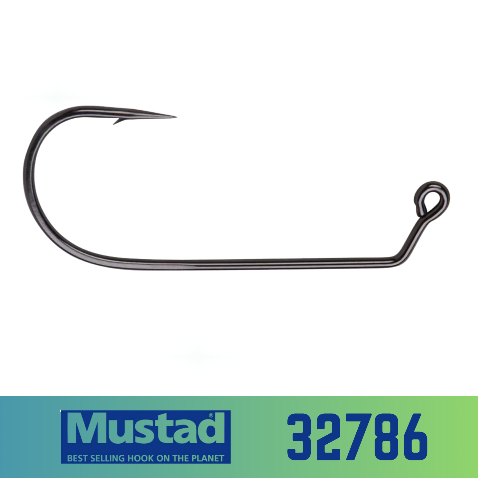 Mustad 32786 NP BN 2/0 - 5/0 Heavy Hook Black Nickel 60° Bend 25 Pack New Mustad 32786 NP BN 2/0 - 5/0 Heavy Hook Black Nickel 60° Bend 25 Pack New
