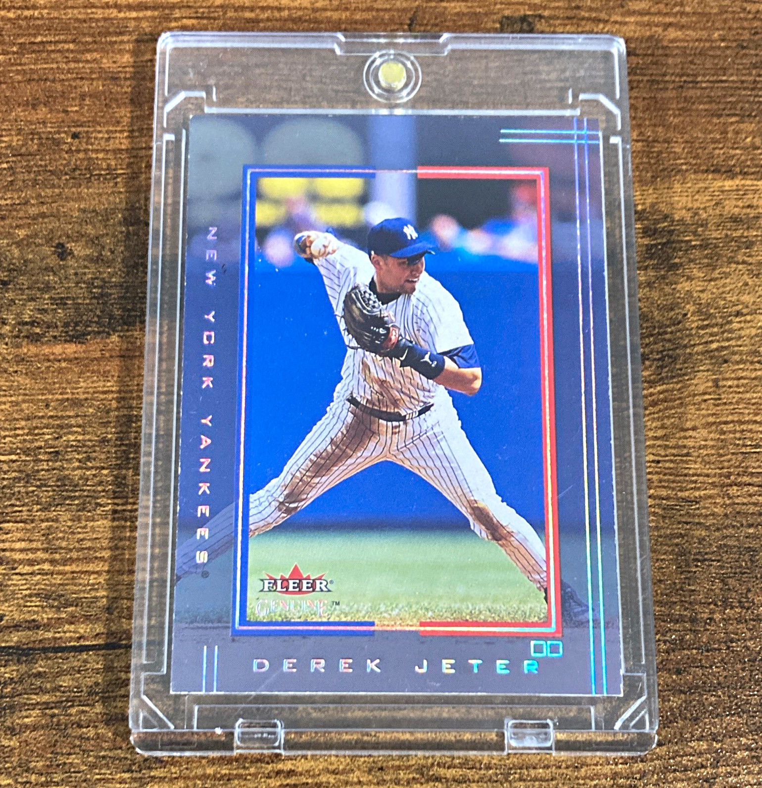 Fleer Genuine 2002 Derek Jeter New York Yankees #62 Fleer Genuine 2002 Derek Jeter New York Yankees #62