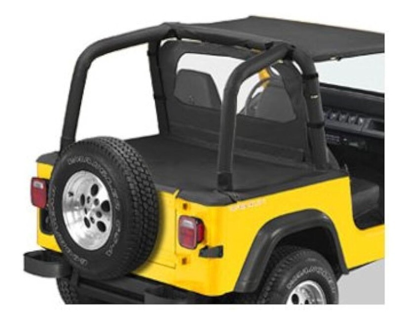 Bestop 9000815 Black Denim Duster Deck Cover for 1992-1995 Wrangler