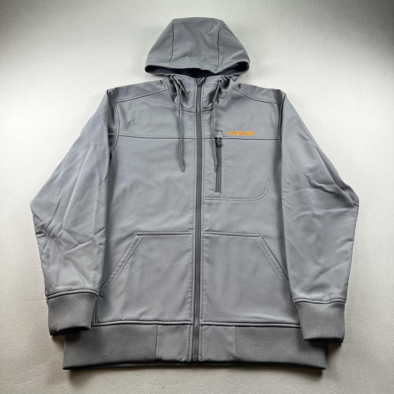 Simms Jacket Rogue Fleece Hoody Mens Medium Gray Softshell Lined Zip Fishing Simms Jacket Rogue Fleece Hoody Mens Medium Gray Softshell Lined Zip Fishing