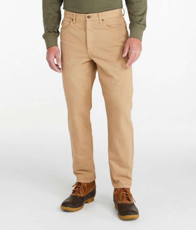 L.L.BEAN Men's Double L® Jeans, Classic Fit, Straight Leg, Dark Khaki (NEW) L.L.BEAN Men's Double L® Jeans, Classic Fit, Straight Leg, Dark Khaki (NEW)
