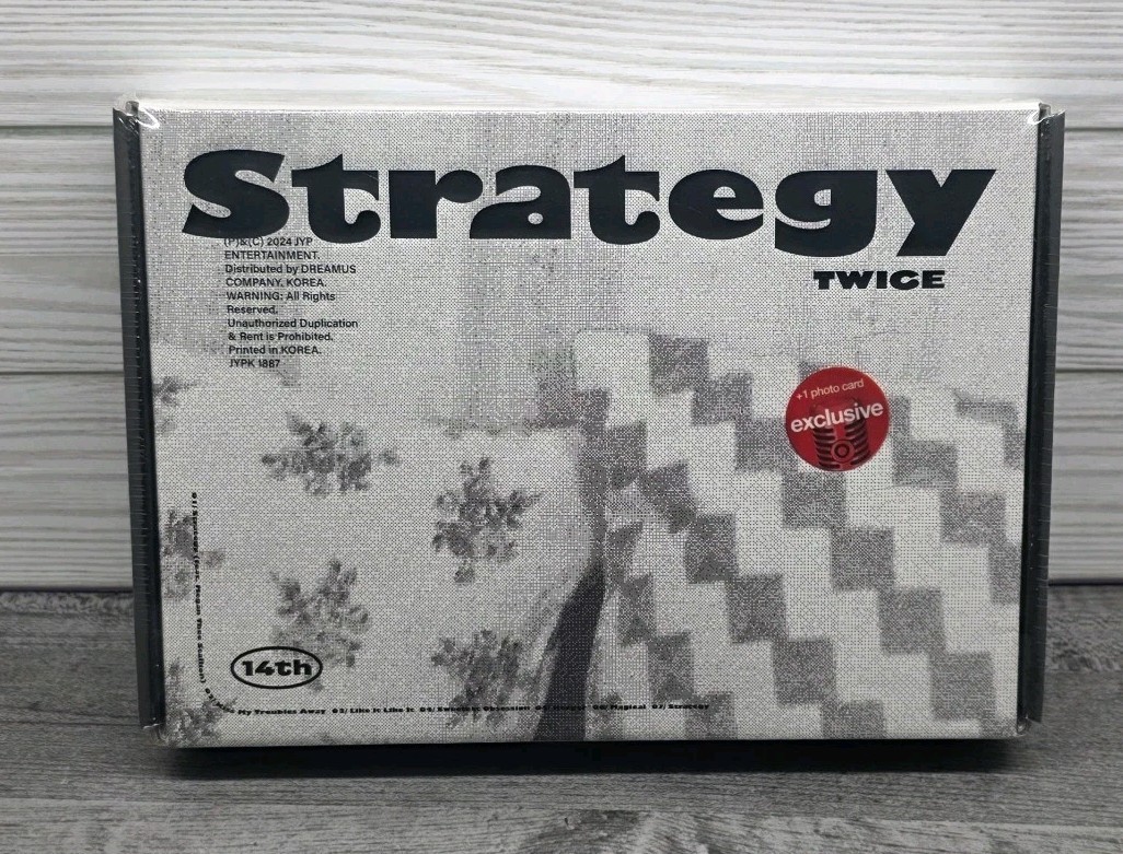 TWICE STRATEGY 14th Mini Album Version  BNIUB +1 Photo Card K-POP