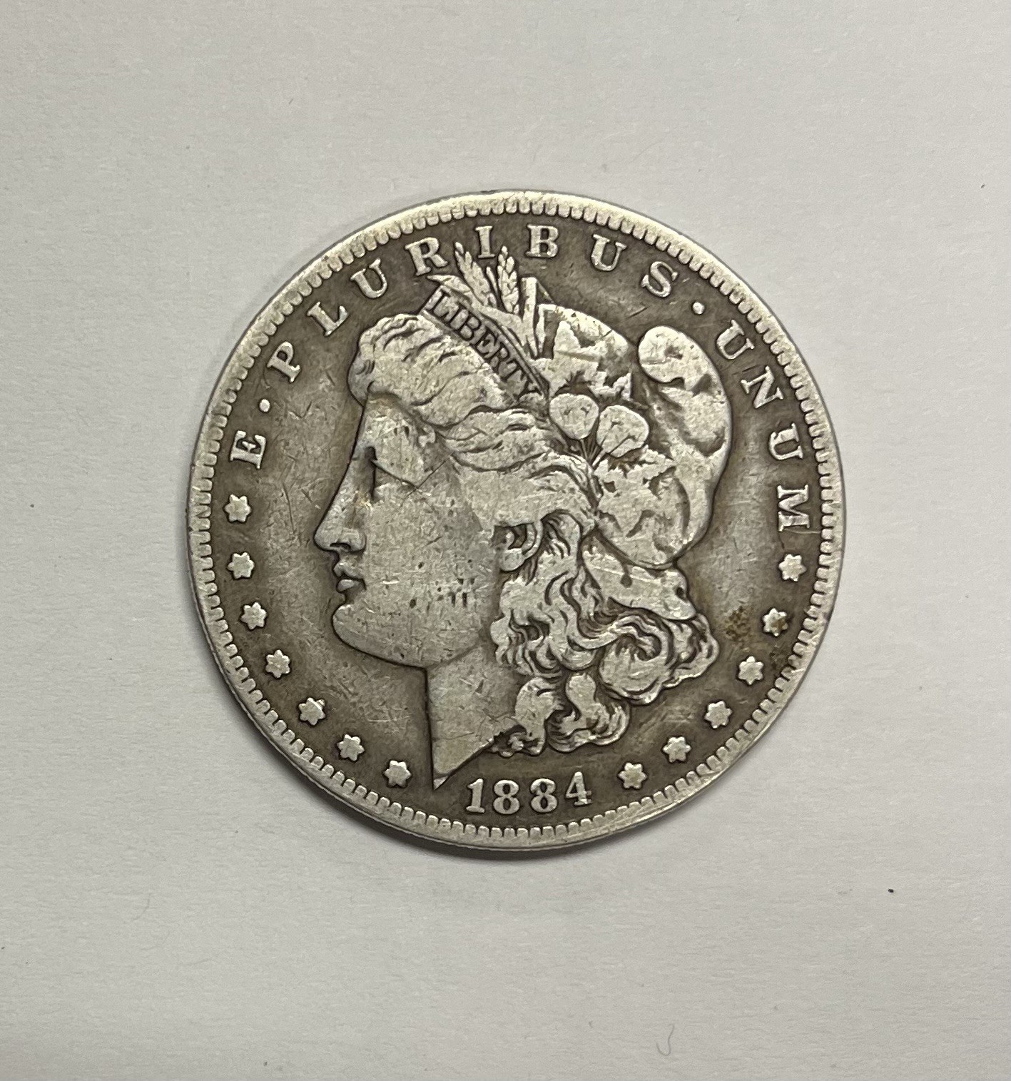 1884-S Silver Morgan Dollar - Scarce  Semi-key