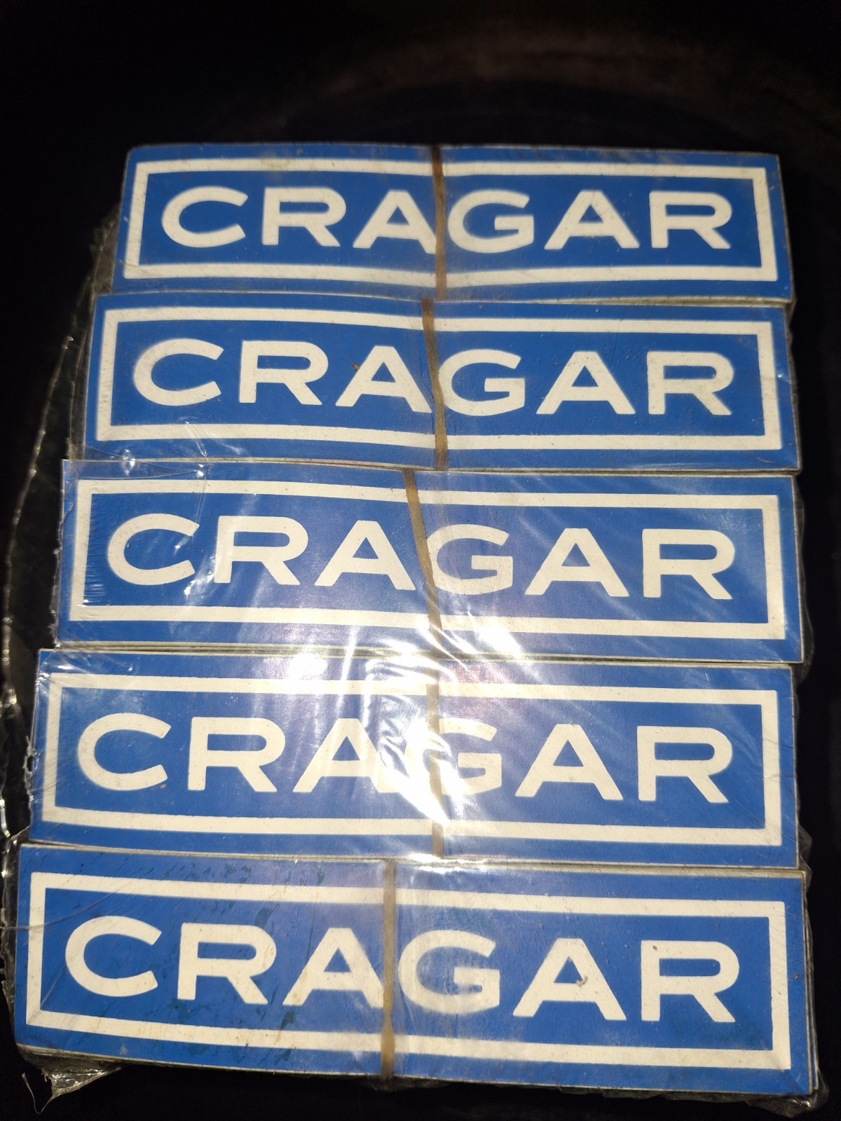 100 Vintage Crager Decal Sticker 1x4 100 Vintage Crager Decal Sticker 1x4