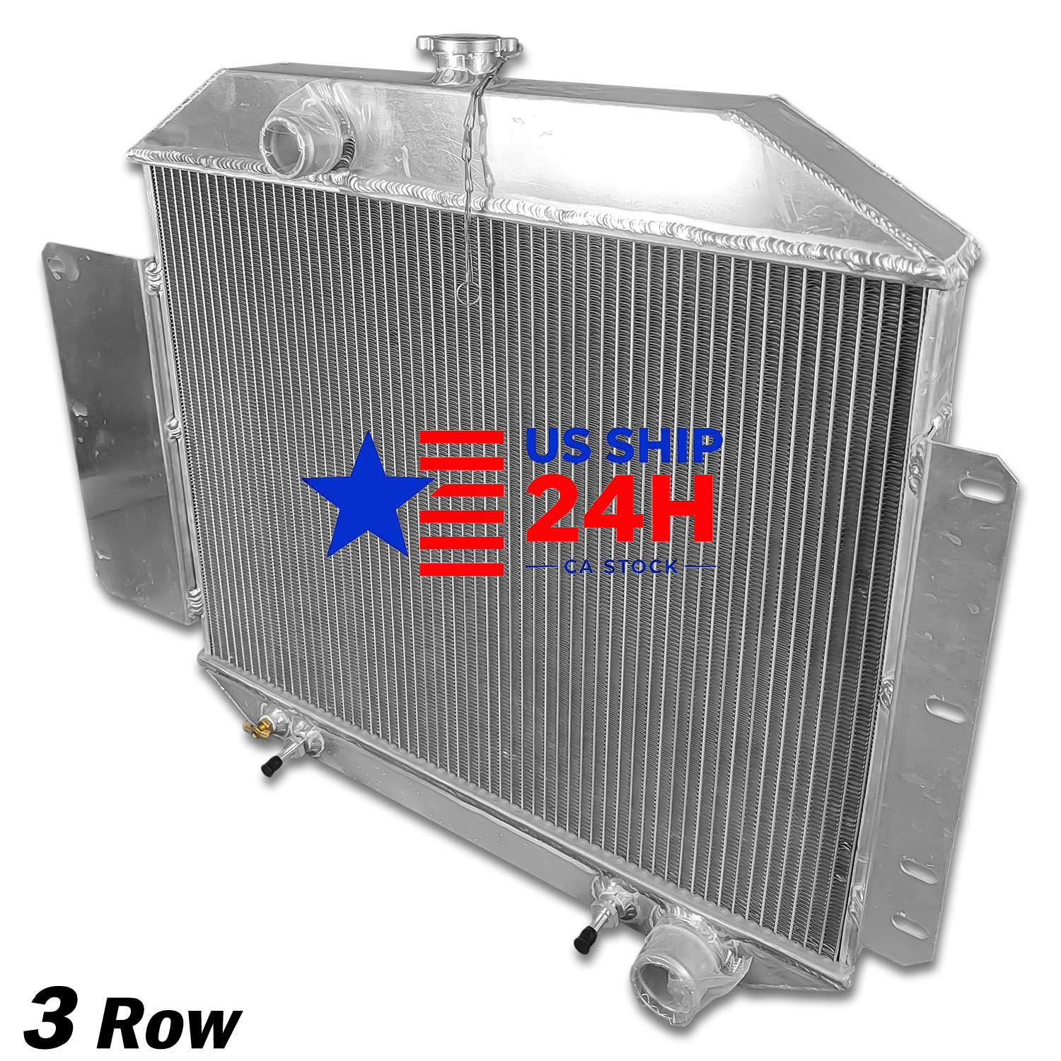 Full Aluminum Radiator for 1969 - 1974 1973 1972 1971 1970 Ford E-200 Econoline