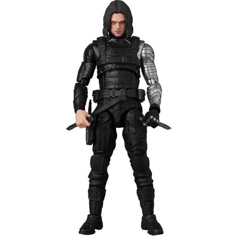 MAFEX No.203 Winter Soldier Marvel Figure Medicom Toy Reissue US MAFEX No.203 Winter Soldier Marvel Figure Medicom Toy Reissue US