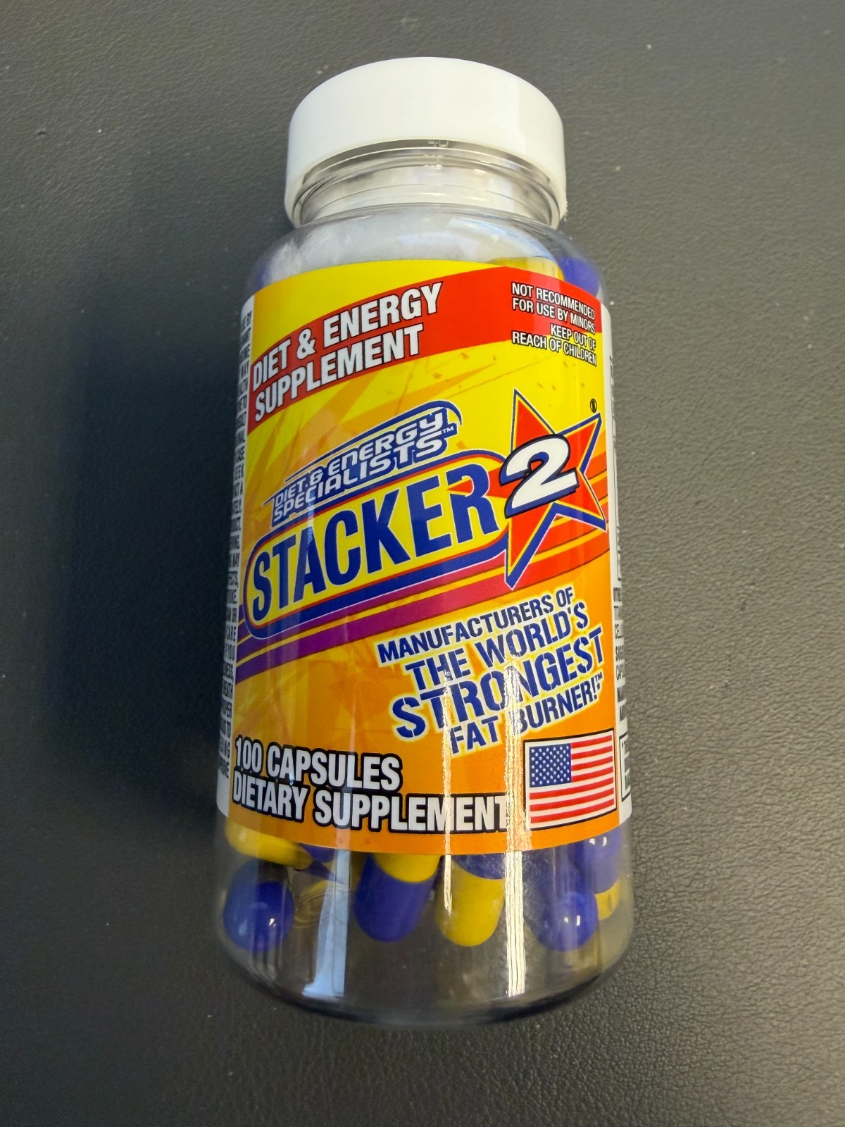 Stacker  Diet & Energy Supplement - 100 Ct Exp 10/30