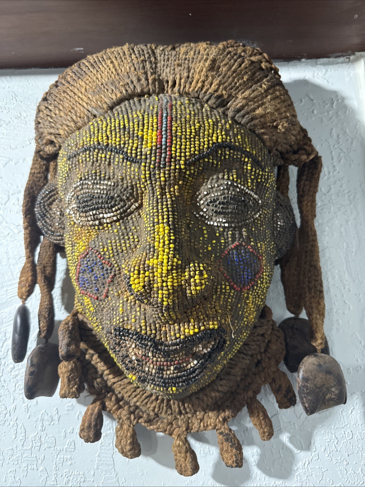 Bamileke Mask Cameroon Grassland Africa Tribal Antique