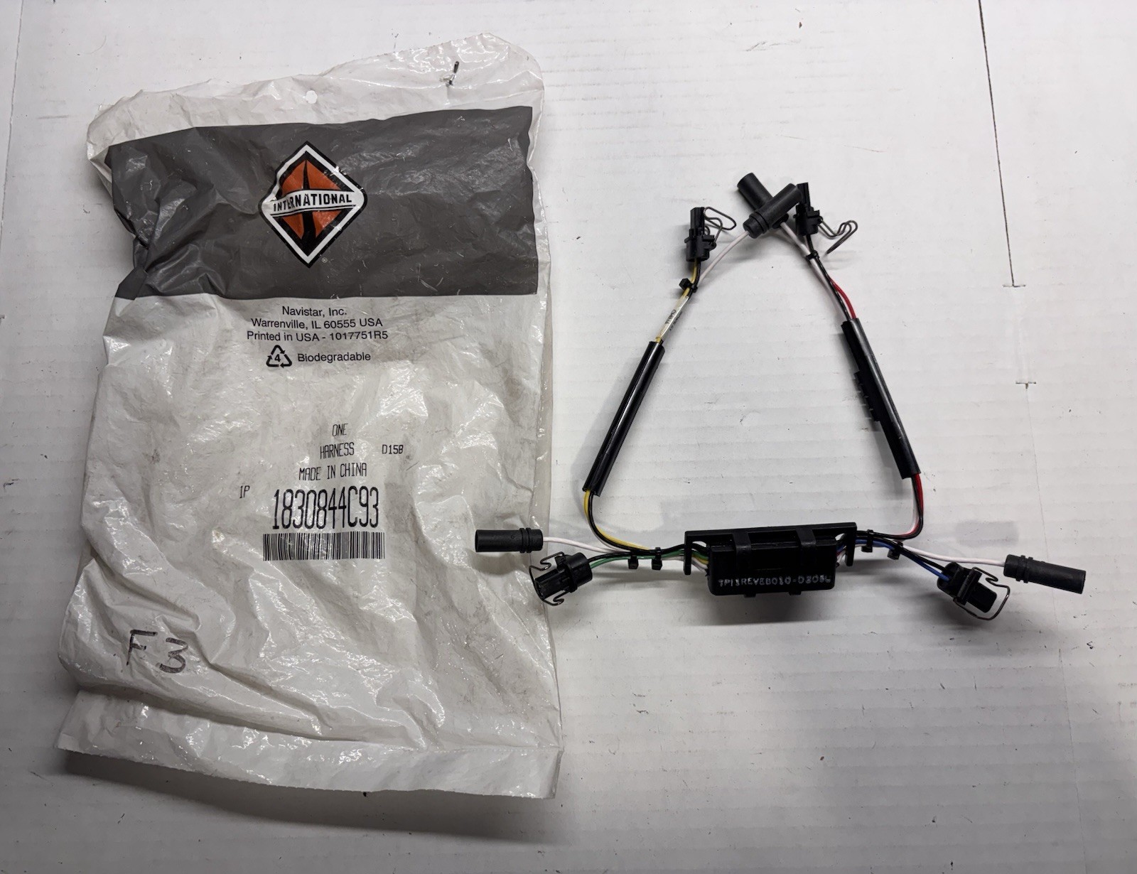 Genuine International 1830844C93 Harness Assy (UVC) 1998-2003 Navistar T444E Genuine International 1830844C93 Harness Assy (UVC) 1998-2003 Navistar T444E