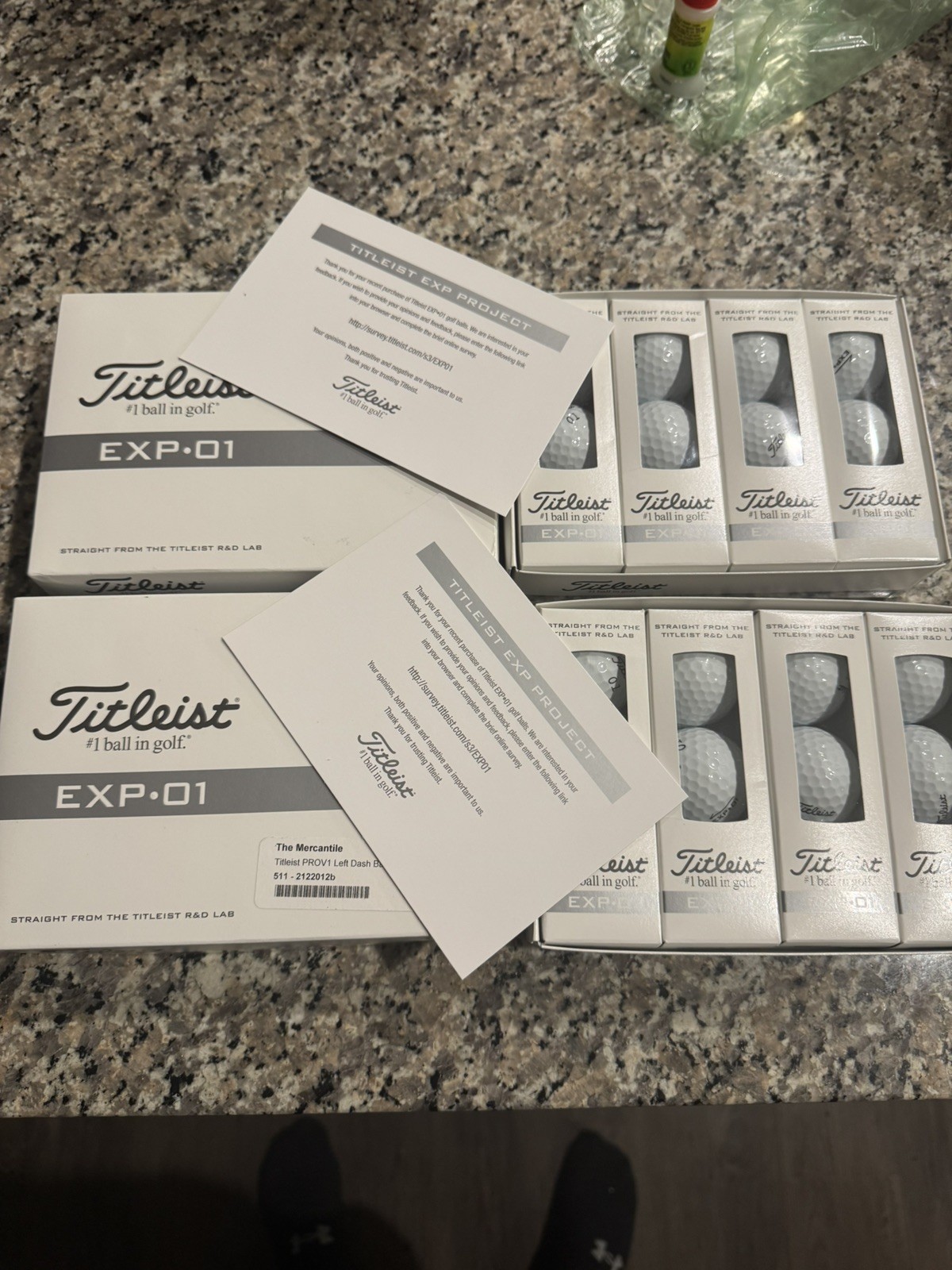 Titleist EXP 01 Golf Ball Limited Experimental Ball RARE Pro V1 V1X 2 dozen Titleist EXP 01 Golf Ball Limited Experimental Ball RARE Pro V1 V1X 2 dozen
