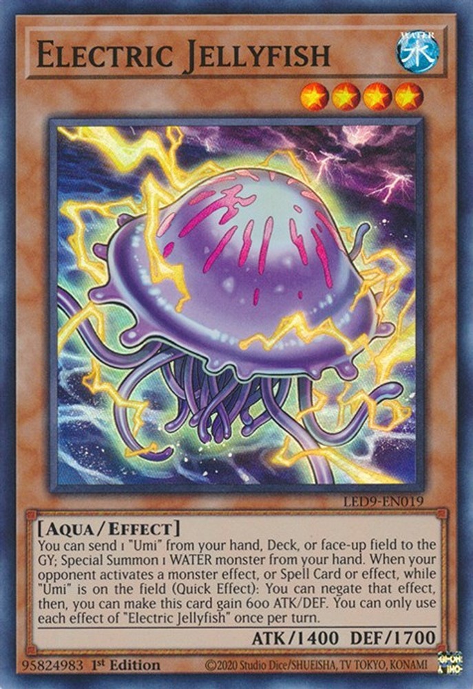 Electric Jellyfish LED9-EN019 Super Rare 1st Edition NM