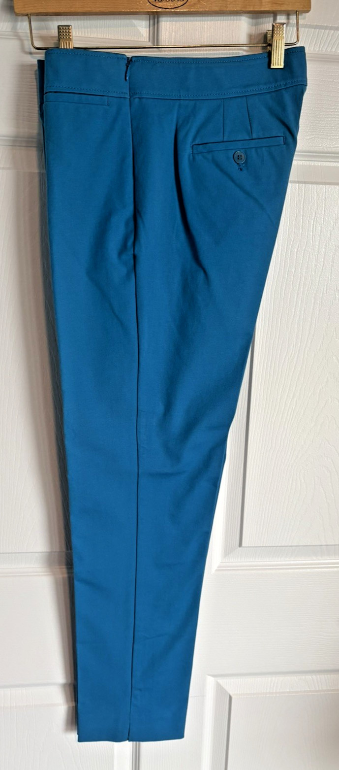 Talbots Chatham Bi-Stretch Slim Ankle Pants SZ 6 Teal Blue Talbots Chatham Bi-Stretch Slim Ankle Pants SZ 6 Teal Blue