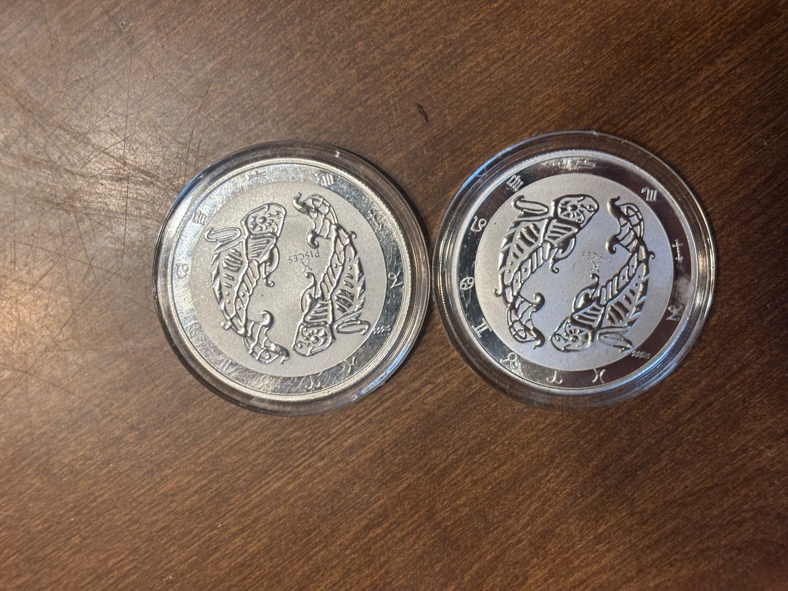 Tokelau 2024 1 oz Silver $5 Zodiac Series Pisces Round - only 1 Tokelau 2024 1 oz Silver $5 Zodiac Series Pisces Round - only 1