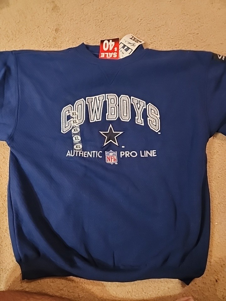 VTG 90s Logo Athletic NFL Pro Line Dallas Cowboys Crewneck Sweatshirt Mens L GUC VTG 90s Logo Athletic NFL Pro Line Dallas Cowboys Crewneck Sweatshirt Mens L GUC