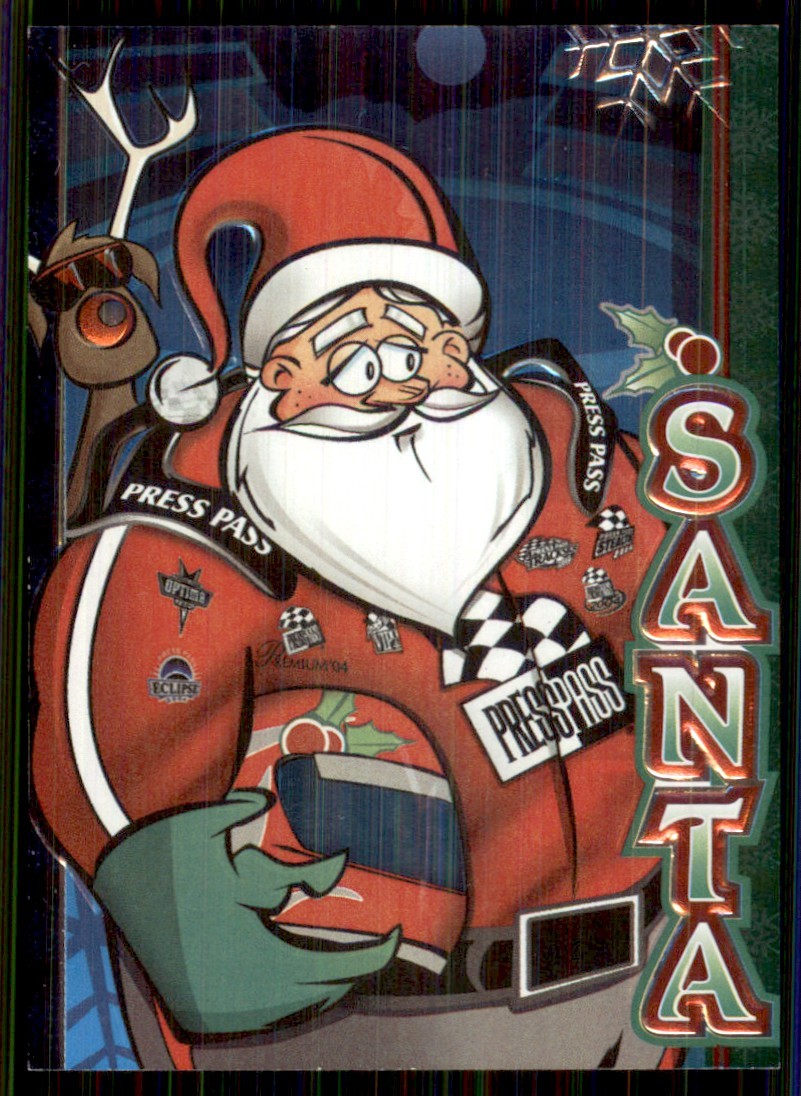 2003 Press Pass Racing Seasons Greetings #S1 Santa Claus 2003 Press Pass Racing Seasons Greetings #S1 Santa Claus