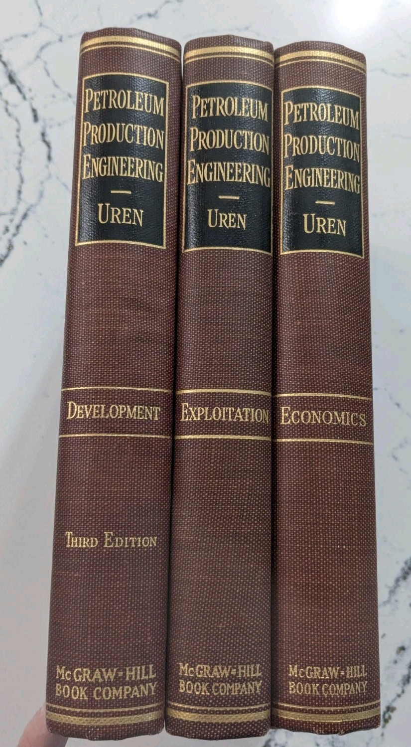 VTG 30s-50s Petroleum Production Engineering - Development Exploration Economics