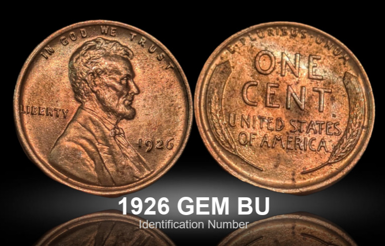 1926 Lincoln Wheat Cent Scarce High Grade Luster Unc. Gem BU P42430441 1926 Lincoln Wheat Cent Scarce High Grade Luster Unc. Gem BU P42430441