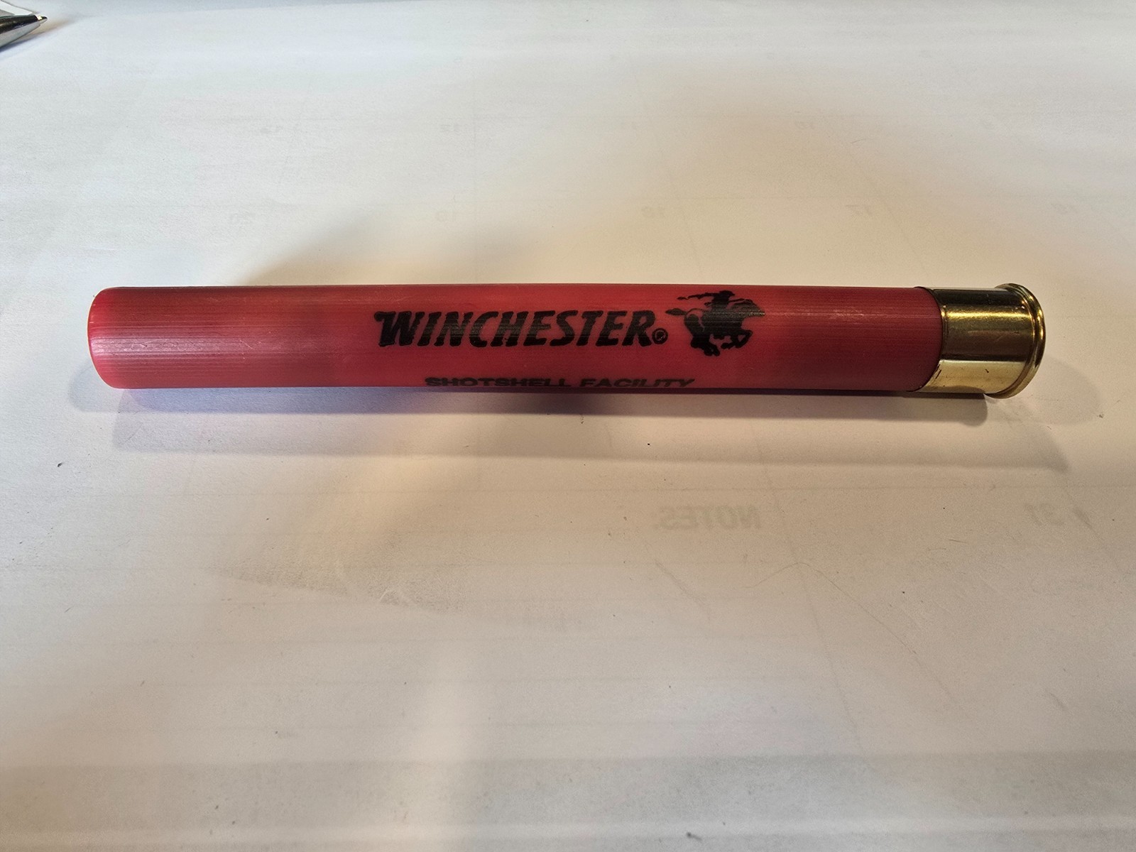 VINTAGE 1980'S WINCHESTER SALESMAN SAMPLE 12 GA SLAG REMOVAL PROP SHELL VINTAGE 1980'S WINCHESTER SALESMAN SAMPLE 12 GA SLAG REMOVAL PROP SHELL