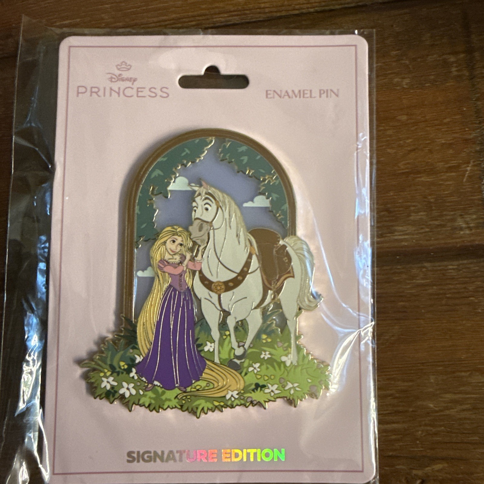 PALM Rapunzel Maximus Courtyard Jumbo Stained Glass Pin LE 750 SOLD OUT PALM Rapunzel Maximus Courtyard Jumbo Stained Glass Pin LE 750 SOLD OUT