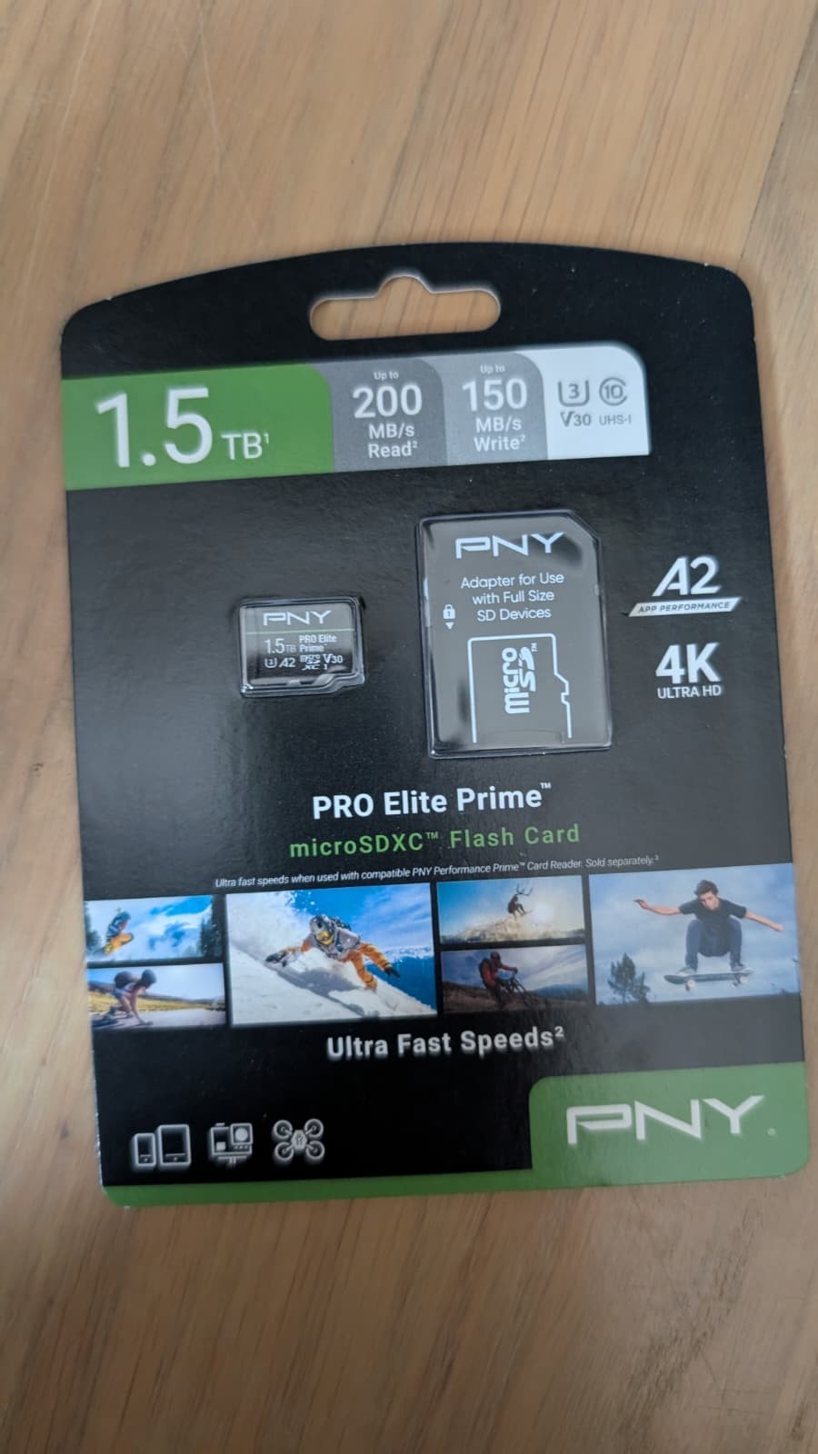 PNY 1.5TB PRO Elite Prime microSDXC Memory Card Read 200MB/s, Write 150MB/s PNY 1.5TB PRO Elite Prime microSDXC Memory Card Read 200MB/s, Write 150MB/s